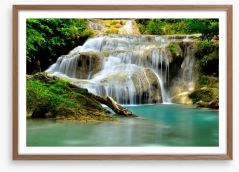 Chasing waterfalls Framed Art Print 58164475