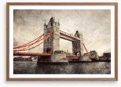 Vintage Tower Bridge Framed Art Print 58606382
