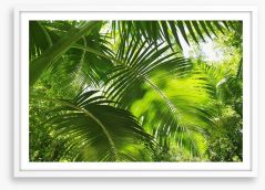 Jungle palms Framed Art Print 58636347