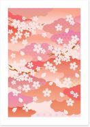 Sakura celebration Art Print 58964515