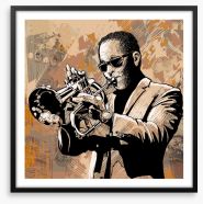 The jazz man Framed Art Print 59695747