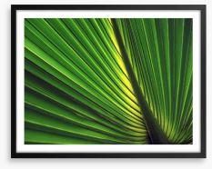 Iridescent palm Framed Art Print 59783635