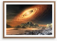 Galactic vortex Framed Art Print 60156843