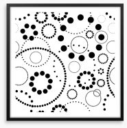 A dash of dots Framed Art Print 60161491