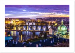 The bridges of Prague Art Print 60177451