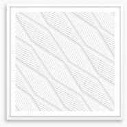 White on White Framed Art Print 60264541