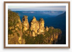 The Three Sisters afternoon glow Framed Art Print 60378568