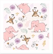 Elephants Art Print 60523050