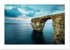 The azure window on Gozo island Art Print 60928810
