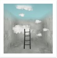 Escape from the room of clouds Art Print 61025389