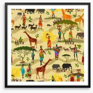 African Framed Art Print 61169801