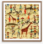 African Framed Art Print 61169967