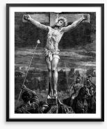 The crucifixion of Christ Framed Art Print 61243685