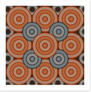 Aboriginal Art Art Print 61375650