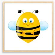 Happy honey bee