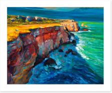 Ocean cliffs Art Print 62050280