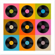 Vinyl records Art Print 62066405