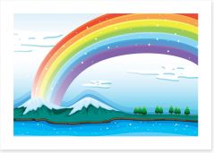 Rainbows Art Print 62075138