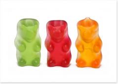 Gummy bears Art Print 62136629