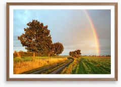 Rainbow glow Framed Art Print 62363146