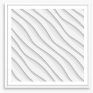 White on White Framed Art Print 62513823