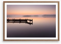Tranquil dawn jetty Framed Art Print 62523970