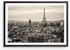 The rooftops of Paris Framed Art Print 62561428