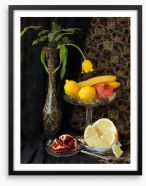 Fruits and flower Framed Art Print 62656346