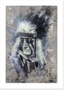 Chief of the tribe Art Print 62695040
