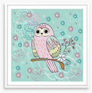 Pretty little owl Framed Art Print 62718336