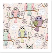 Owls Art Print 62802909