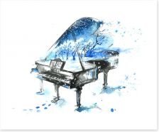 The sounds of winter Art Print 62827969