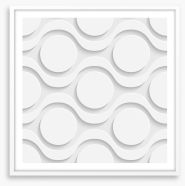 White on White Framed Art Print 63001020