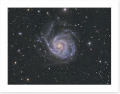 M101 pinwheel galaxy Art Print 63050344