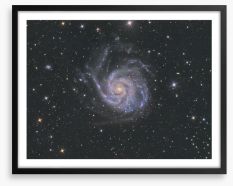M101 pinwheel galaxy Framed Art Print 63050344
