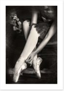 Vintage ballerina Art Print 63122245
