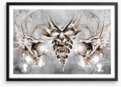 Dragons Framed Art Print 63149841