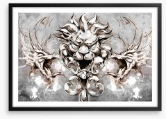Dragons Framed Art Print 63149883
