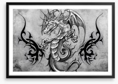 Dragons Framed Art Print 63149907