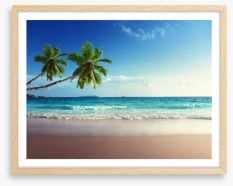 Coconut beach Framed Art Print 63176570