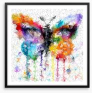 Geometric butterfly Framed Art Print 63233751