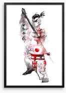 Sakura samurai Framed Art Print 63337051