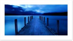 Midnight at the jetty of dreams Art Print 63557145