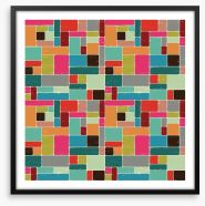 Tetris win Framed Art Print 63597273