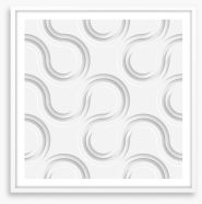 White on White Framed Art Print 63603371