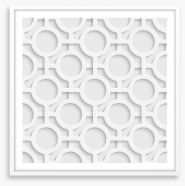 White on White Framed Art Print 63689622