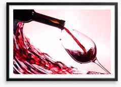 An ocean of wine Framed Art Print 63771970