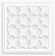 White on White Framed Art Print 63798516