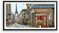 Streets of Paris Framed Art Print 63801570