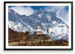 Stupa near Everest Base Camp Framed Art Print 63938338